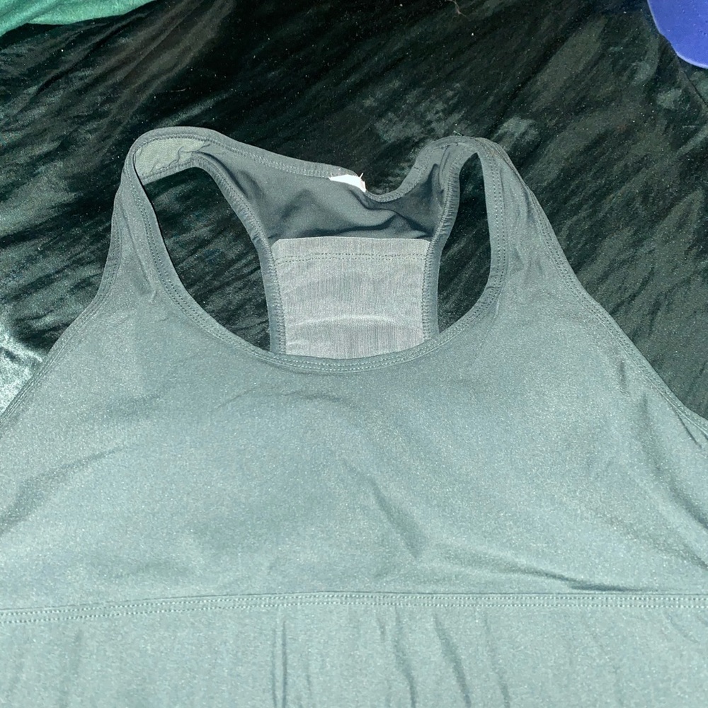 Fabletics Forest green sports bra